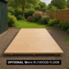 plywood floor