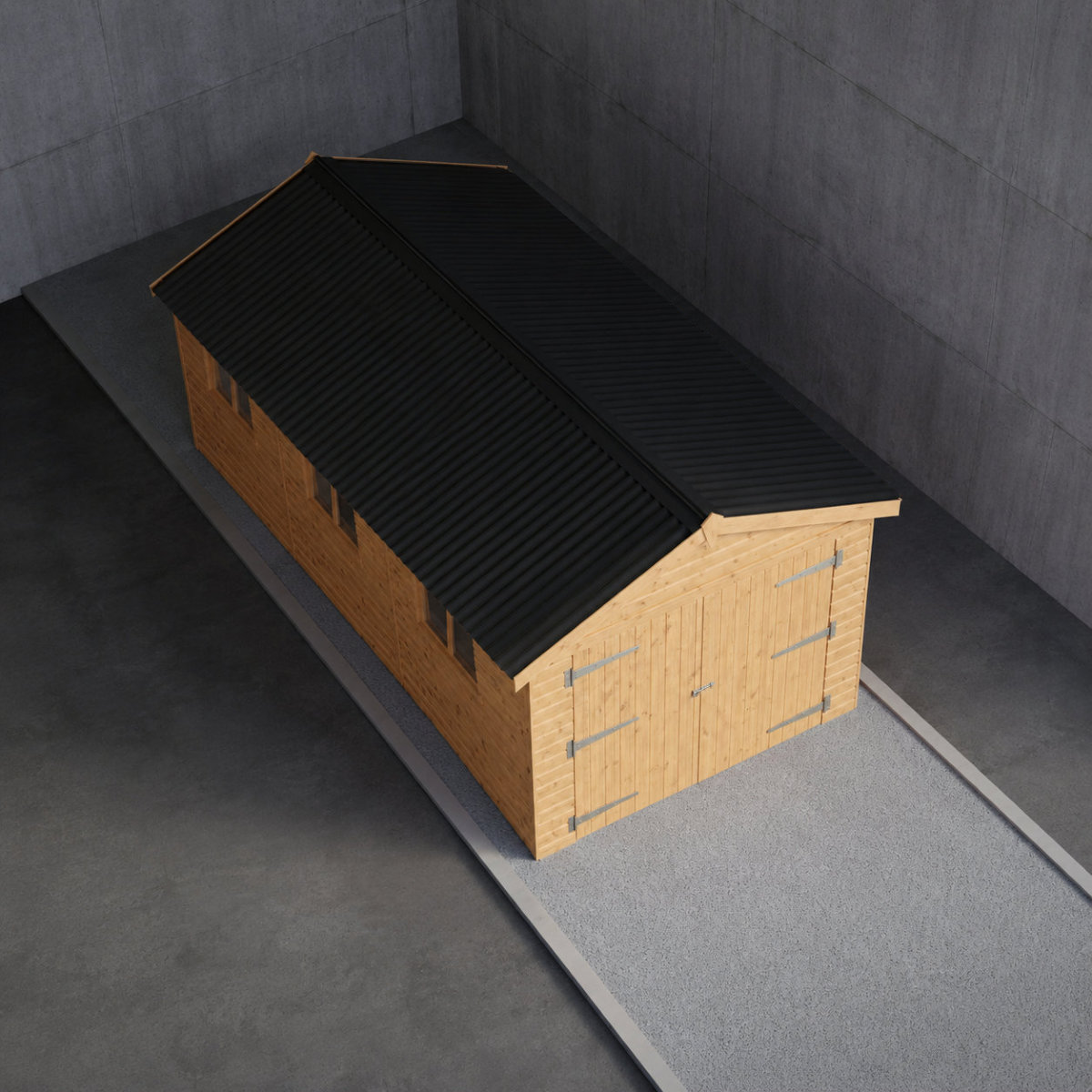 GRASMERE WOODEN GARAGE - Image 4