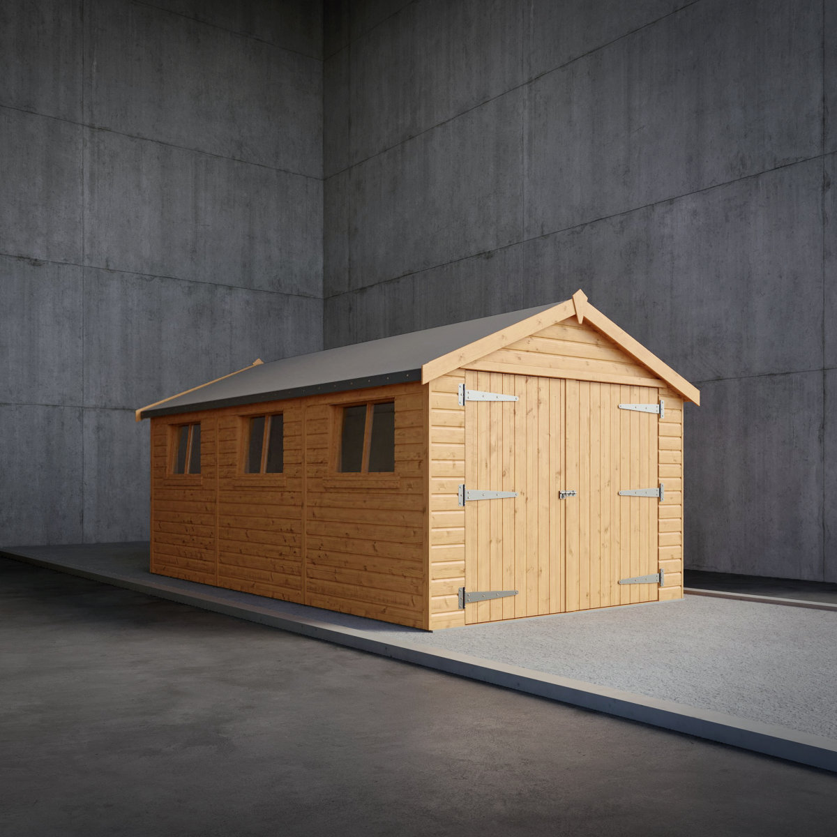 CHARD WOODEN GARAGE