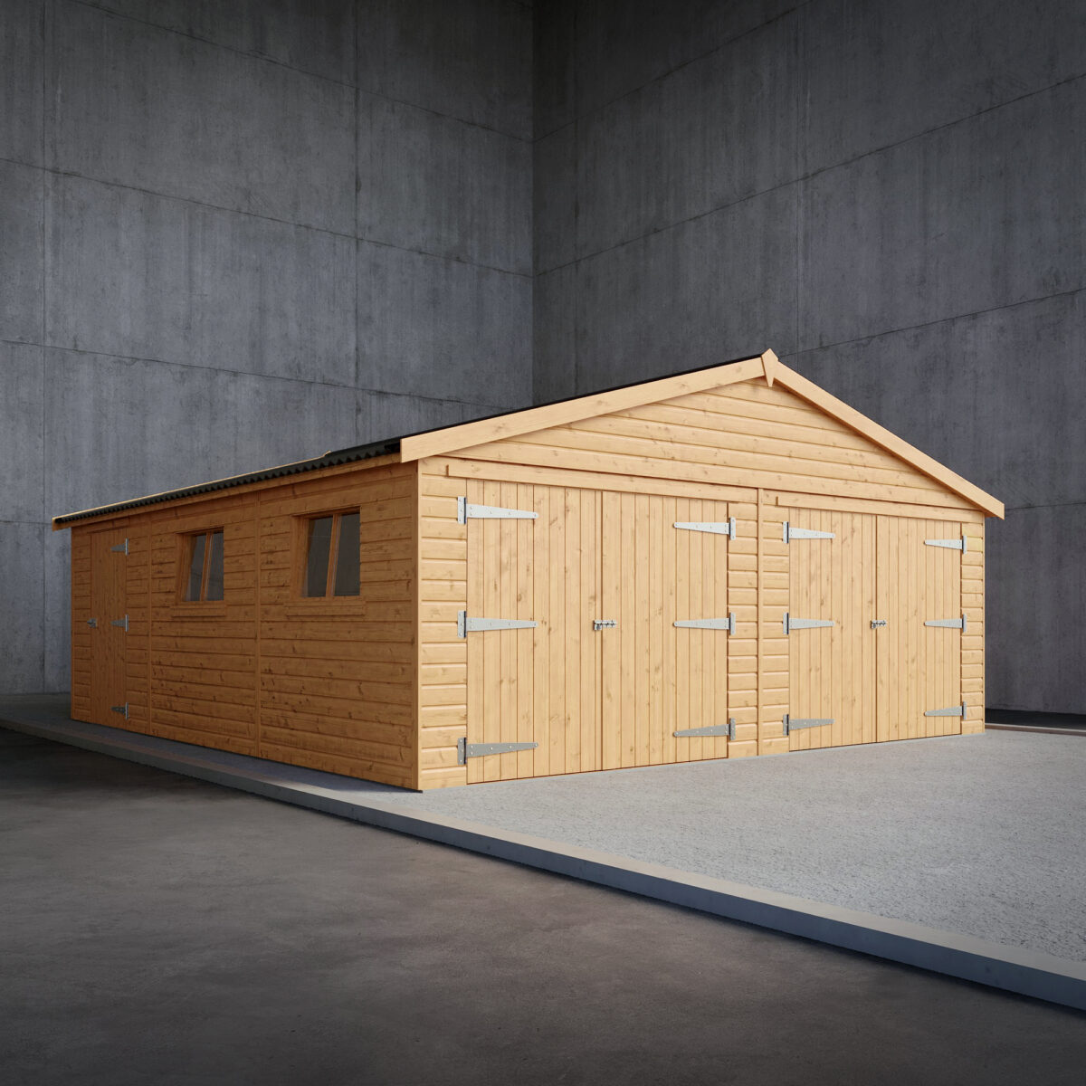 BARHAM WOODEN GARAGE